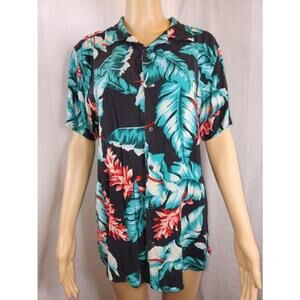 RCCA | Mens | Hawaiian | Short Sleeve | Shirt | Size Large